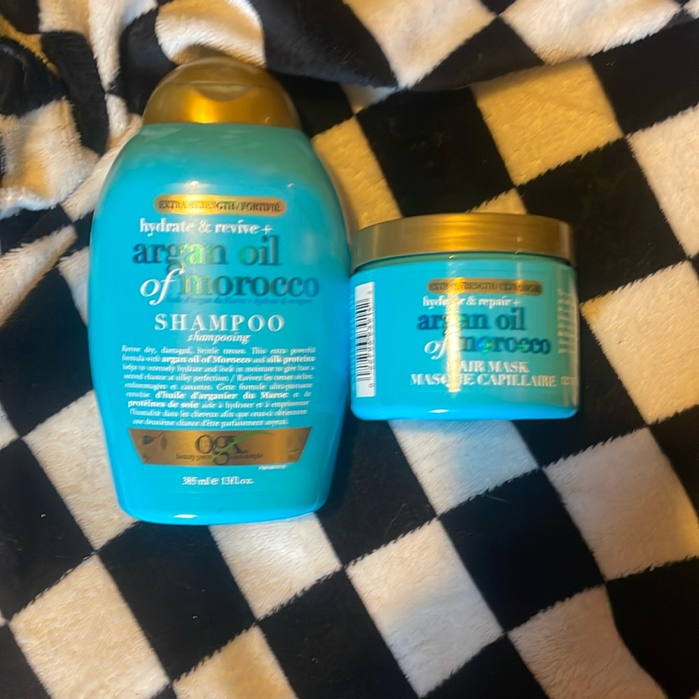 Shampoing et masque cheveux